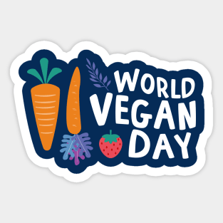 World vegan day T-Shirt Sticker